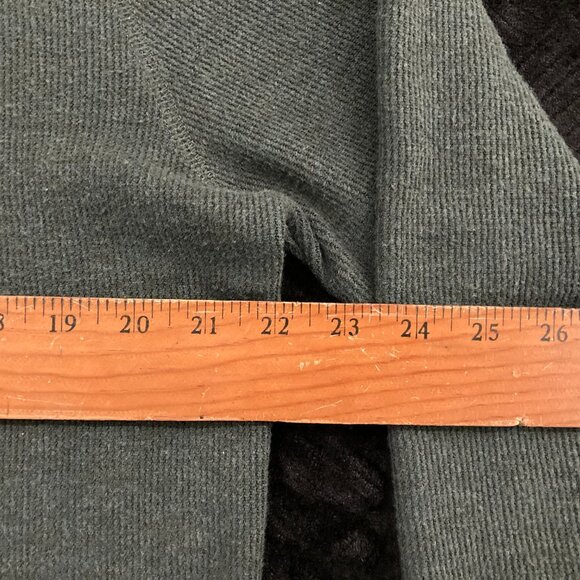 Banana Republic Waffle 1/4 Zip Pullover Sweater Green Mens Large - Picture 14 of 16